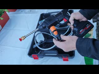 Аккумуляторная автомойка - тест-драйв.