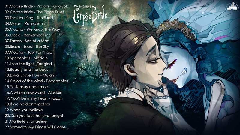 Tim Burtons Corpse Bride Victors Piano Solo, Relaxing Music, 1