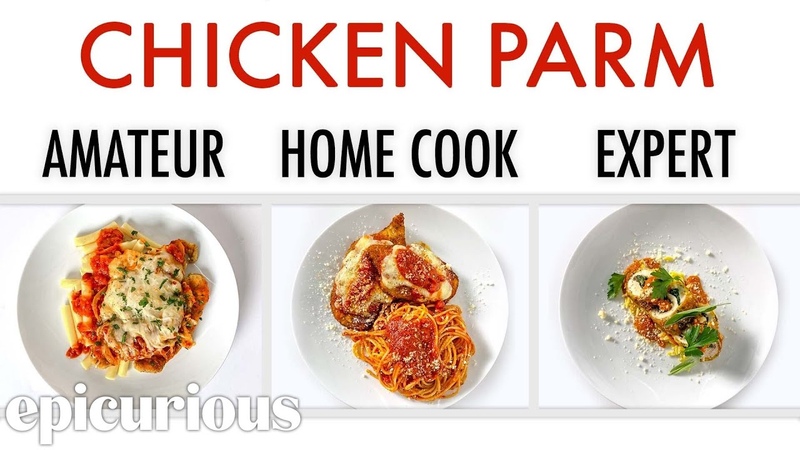 4 Levels of Chicken Parm: Amateur to Food Scientist,