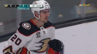 Pavel Mintyukov’s shorthanded assist on Leason’s great goal vs Sharks (29 feb 2024)