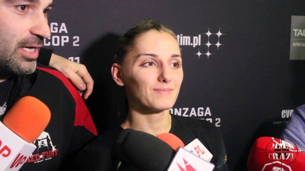 Alexandra Albu UFC Fight Night Krakow Post Fight Media