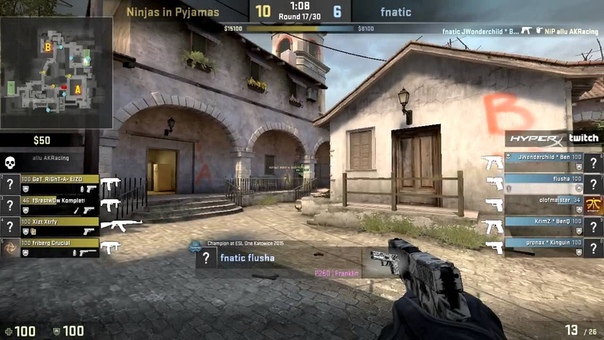 CS: GO de inferno POV flusha (29, 19) vs Ni P CCS Kick off Season Last Chance ( April 5,