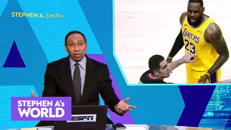 Stephen A: Let the Hawks fan who heckled Le Bron into every NBA arena , Stephen As