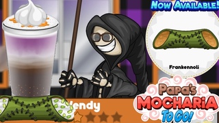 Papa’s Mocharia To Go Day 10 New Frankennoli Mitch’s Mess Mini Game