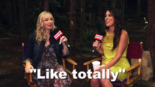 ( Candice Accola Source) The Vampire Diaries Cast Play 90s SLANG