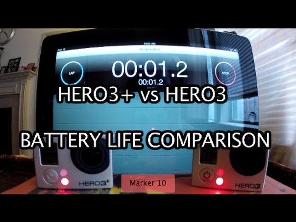 Tip, 246 Go Pro Hero3+ vs Hero3 Battery Life Comparison 1080p