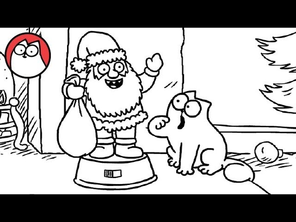 Christmas Presence ( Part 1) Simons Cat, SHORTS,