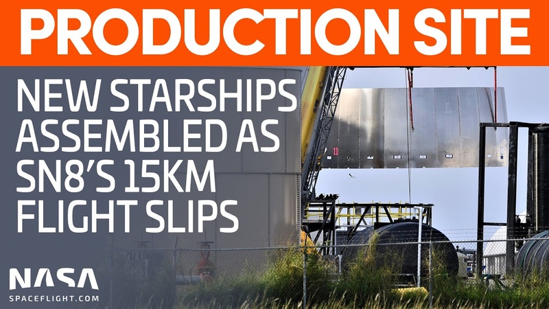 Space X Boca Chica Future Starships Assemble as SN8 waits a little