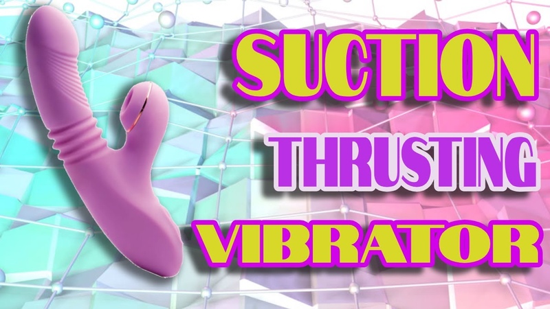 Silicone Thrusting Suction Rabbit Vibrator, New Thrusting Rabbit