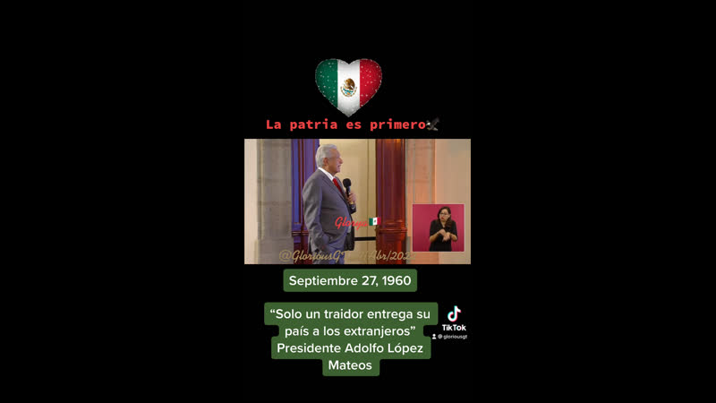 Solo un traidor entrega su país a los