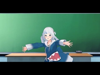 MMD Hololive  !!  (Loli God Requiem) Ft. Gura