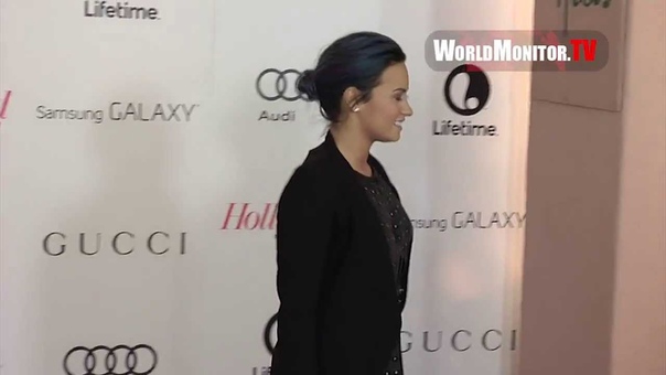 Demi Lovato, Nikki Reed arrive at 2013 THRs Women in Entertainment