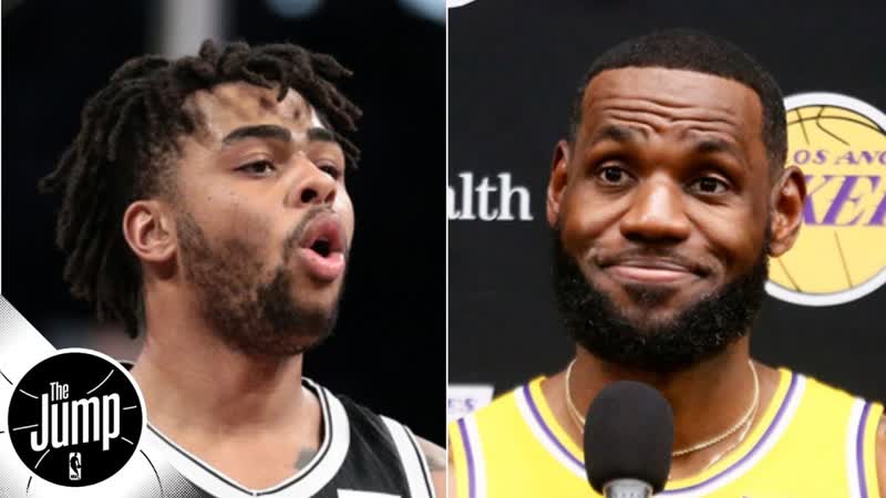DAngelo Russell says the Le Bron Anthony Davis Lakers look like a fantasy team, The