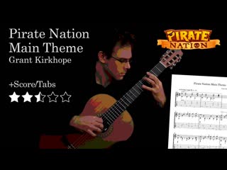 Pirate Nation Main Theme | Guitar Cover - free Score/Tabs