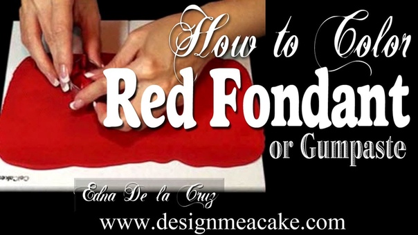 Cake Decorating 101 Coloring Red