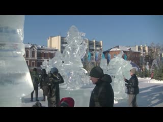 Ледяная сказка в Самаре.