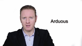 Arduous - Meaning | Pronunciation || Word Wor(l)d - Audio Video Dictionary