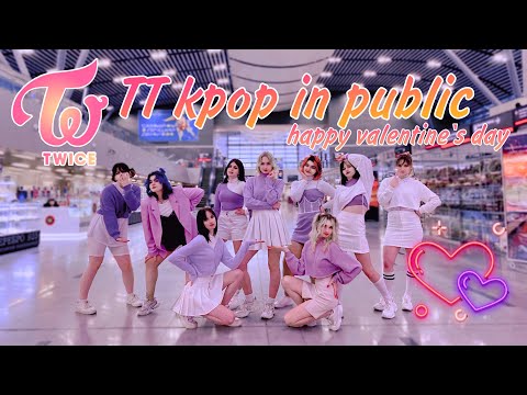 KPOP IN PUBLIC VALENTINES DAY ONE TAKE TWICE (트와이스) TT, ,