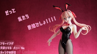 フィギュアレビュー 動画撮影  カッコウの許嫁 天野エリカ バニーVer. 1/4 スケ&#