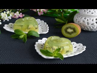 Желе из киви