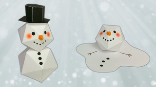 DIY : Bonhomme de Neige en Papier !