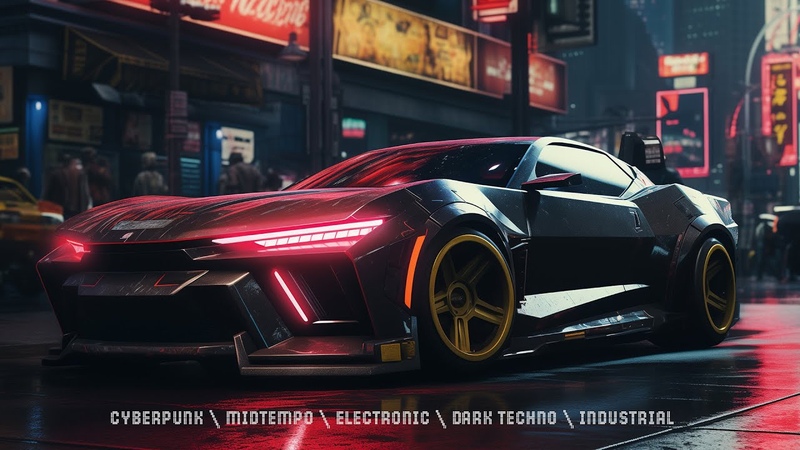 1 HOUR CYBERPUNK CAR MUSIC 2024 Cyberpunk, Electronic, Midtempo Bass Mix, Background