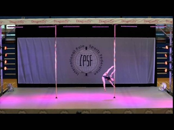 Paige Olson 2nd Novice World Pole Sports Championships 2015