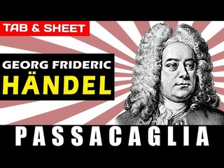 TAB/Sheet: Passacaglia (Arr: Miguel Abloniz) by Georg Friedrich Handel PDF + Guitar Pro + MIDI