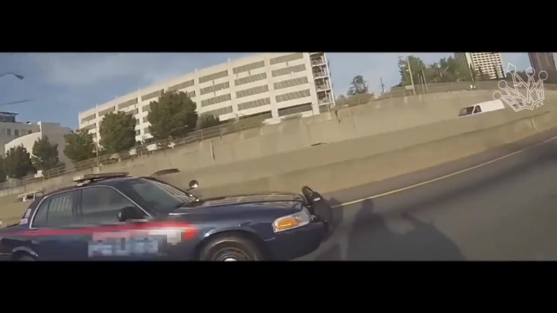 Мотоциклист показал фак полиции Cops vs Moto