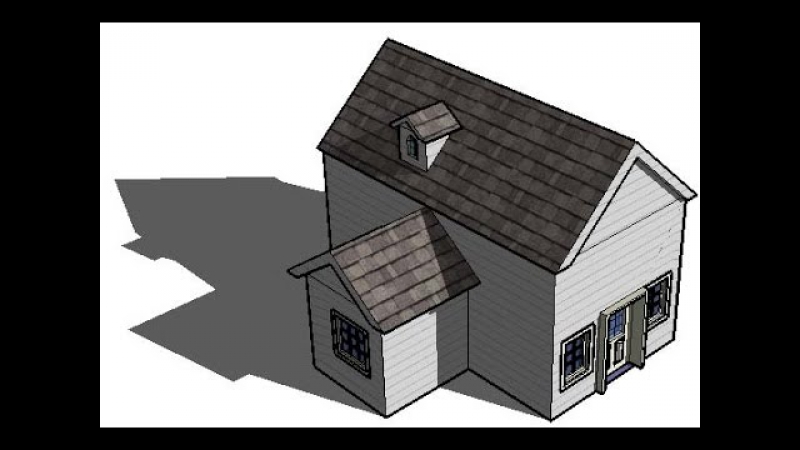 Дом соседа тень на вашем участке, High neighbors house a shadow on your