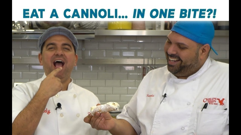 The Cake Boss Challenges Frankie: Eat a IN ONE