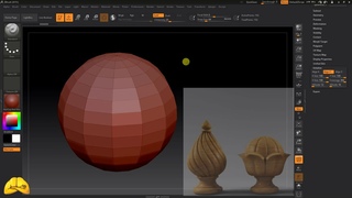 Моделируем для чпу в Zbrush