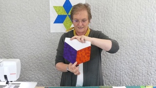 Quilting Tips & Techniques 263 - How to make the start of the setting for a 60 degree diamond shape.