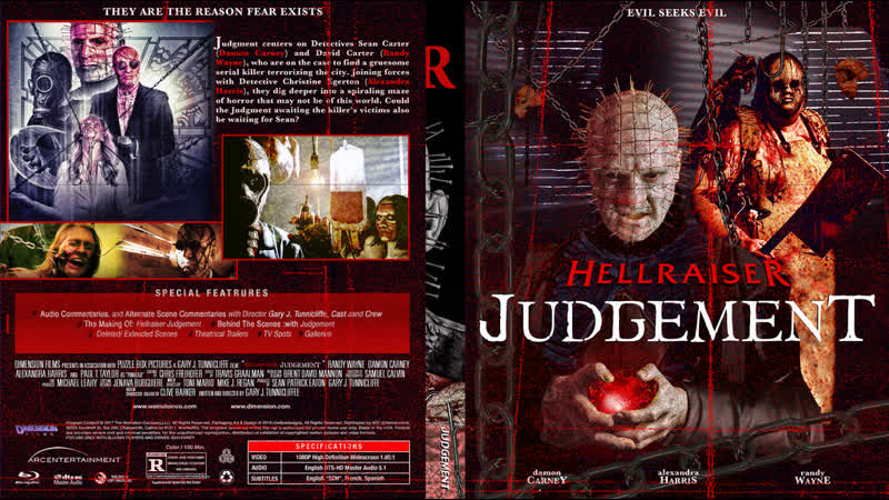 Восставший из ада 10: Приговор, Hellraiser 10: Judgment (2018) Озвучка:,