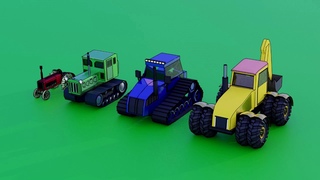 Four Generations of Tractors