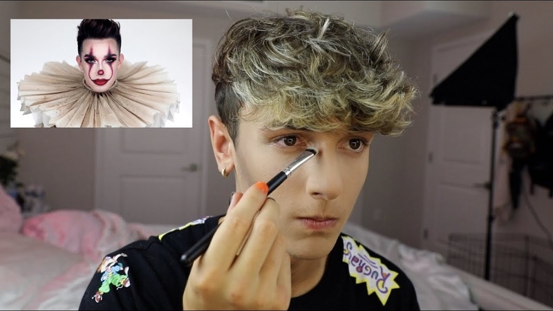 Following James Charles Halloween Makeup