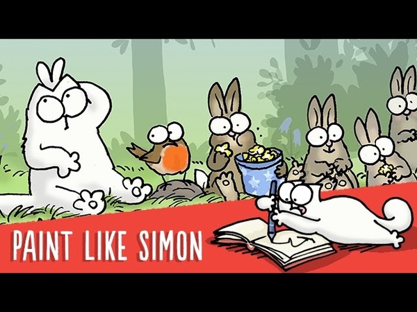 Easter Paints Simons Cat,