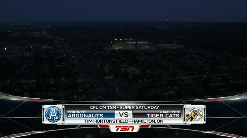 CFL 2019, Week 21, Toronto Argonauts Hamilton Tiger Cats,