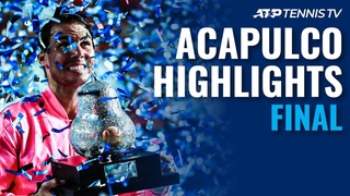 Rafa Nadal Powers Past Fritz to Complete Acapulco Hat-Trick | Acapulco 2020 Final Highlights