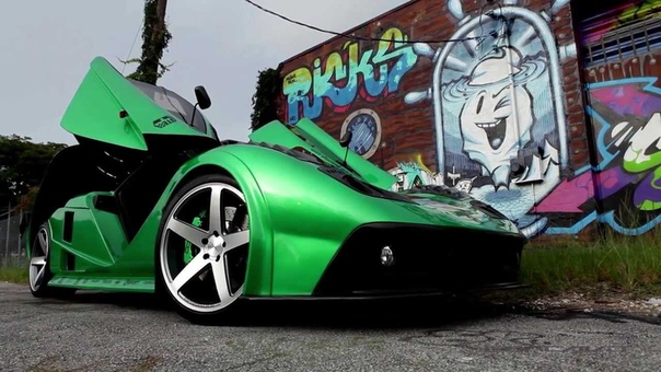 Miami GT Custom Car on Concavo CW 5 Deep Concave Wheels,