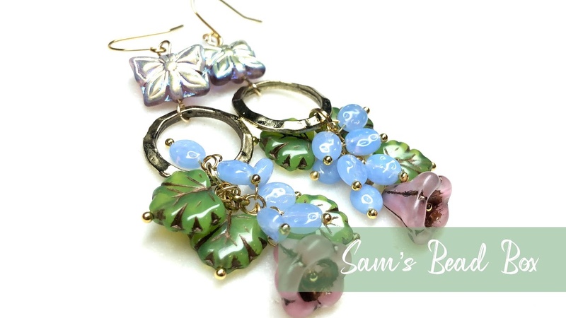 Sam s Bead Box January 2023 Unboxing and Floral Earrings DIY