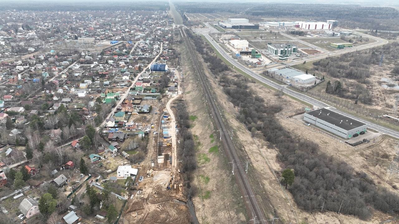 СТРОИТЕЛЬСТВО ВХОДА ВСМ В МОСКВУ И ЛЕНИНГРАДСКОГО ПЛЕЧА ТРЕТЬЕГО ДИАМЕТРА Это картинка
