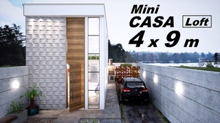 CASA PEQUENA 4 x 9 Metros - LOFT
