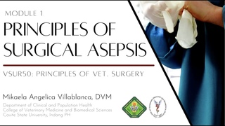 VSUR50: Module 1. Principles of Surgical Asepsis and the Surgical Team