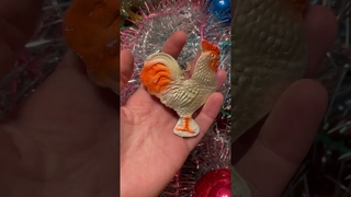 Елочные игрушки. #распаковка #игрушка #ссср #винтаж #подарок #ёлочнаяигрушка #игрушкинаелку