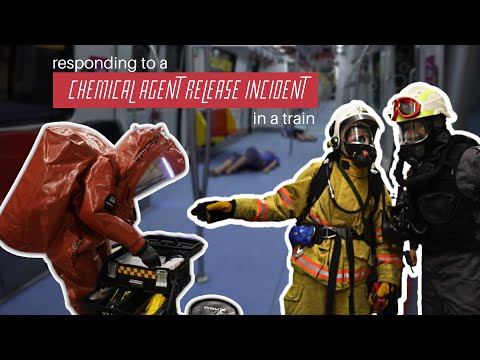 Responding to a Chemical Agent Release Incident on a train, Exercise Carina
