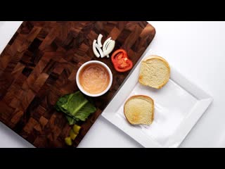 Cheese-Stuffed Mushroom Burger