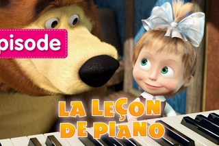 Masha et Michka - La Leon De Piano (pisode 19)
