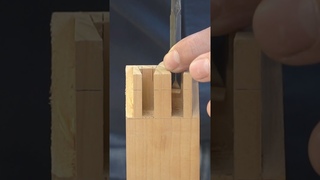 #Shorts Secrets of Japanese Joinery: Tomegata Kakushi Ari Gomai Kumi Tsugi