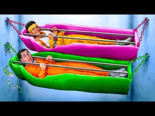 Мачо против ботана в тюрьме - часть 8